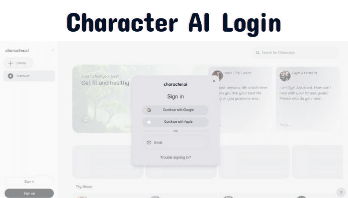 Character AI Login