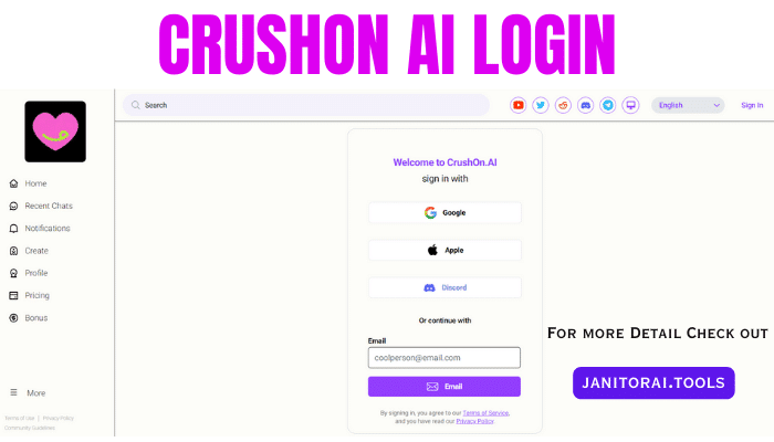 CrushOn AI Login