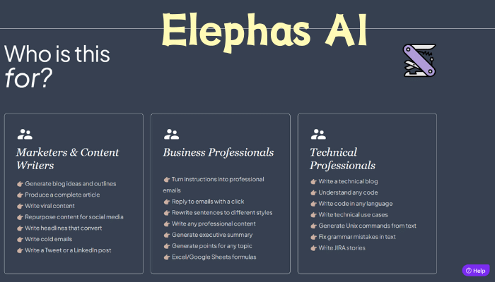 Elephas AI Projector