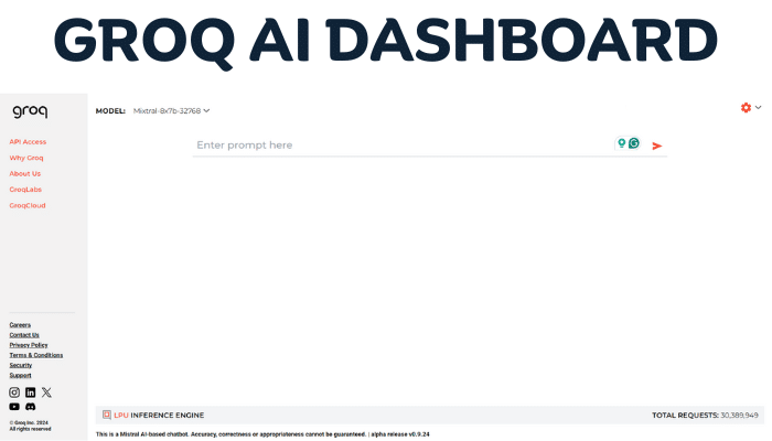 Groq AI Dashboard