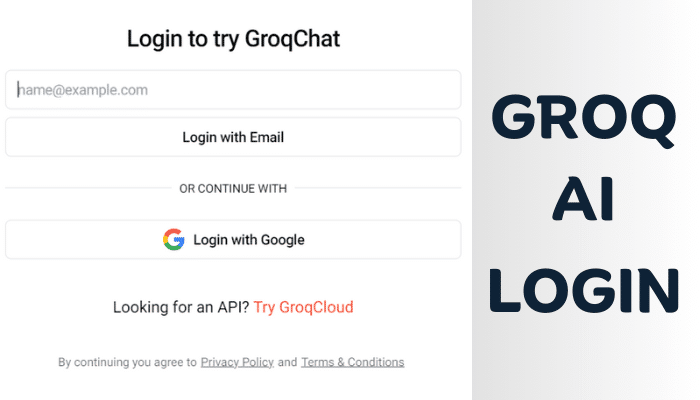 Groq AI Login