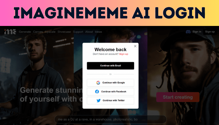 ImagineMeme AI Login