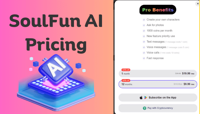 SoulFun AI Pricing