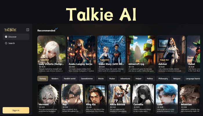 Talkie AI