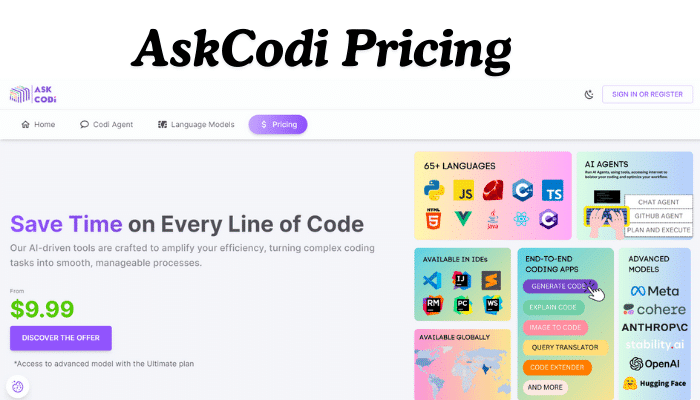 AskCodi Pricing