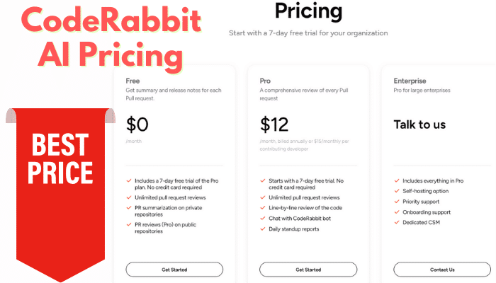 CodeRabbit AI Pricing