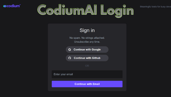 Codium Login