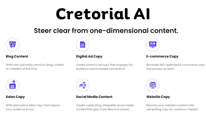 Cretorial AI Pricing