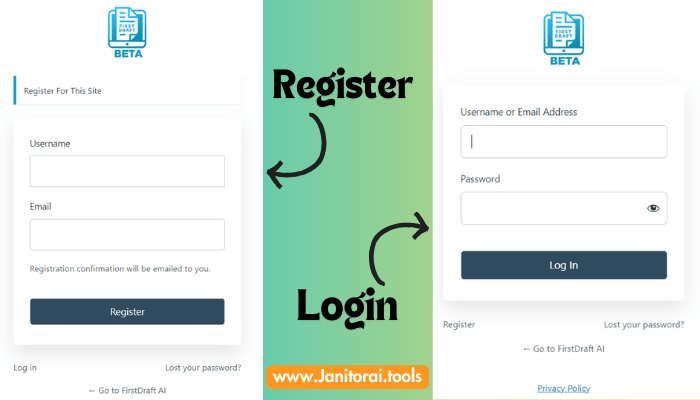 FirstDraft AI Login