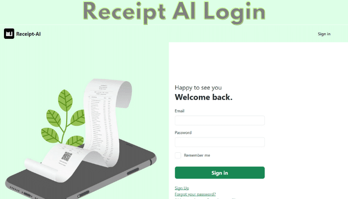 Receipt AI Login