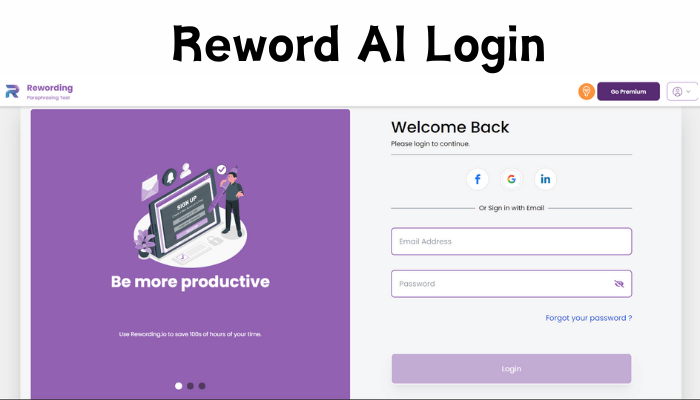 Reword AI Login