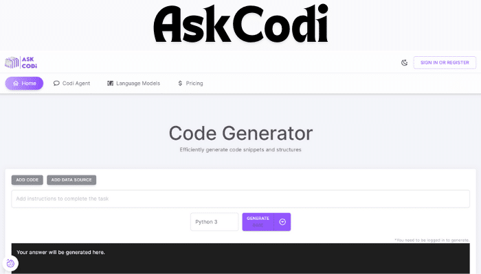 Use AskCodi AI