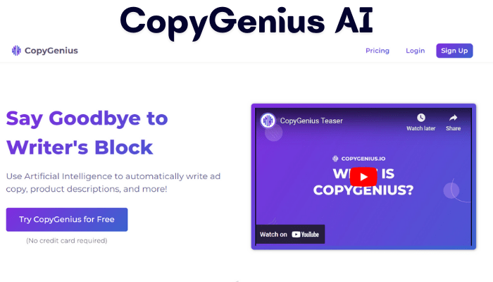 CopyGenius AI