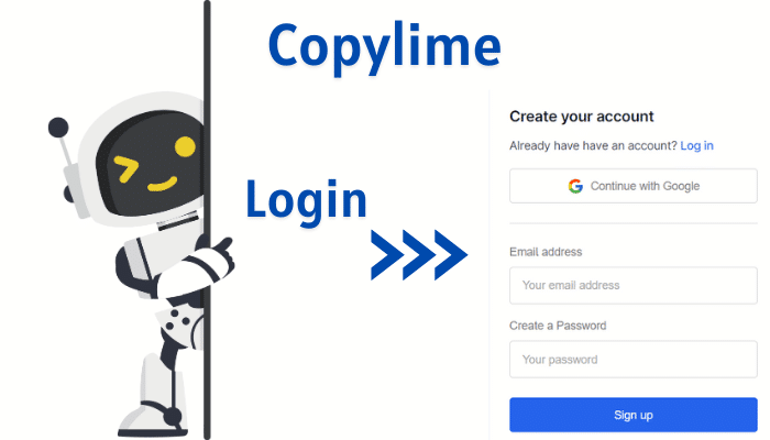 Copylime Login