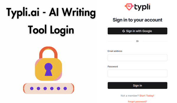 Typli.ai Log in