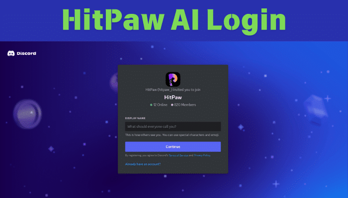 HitPaw AI Login