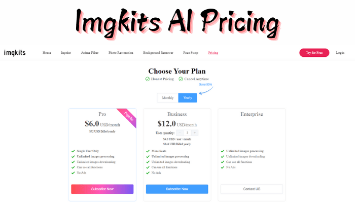 Imgkits Pricing