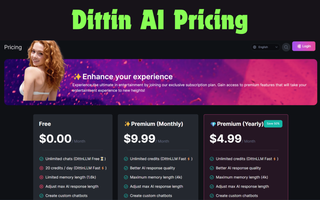 Dittin AI Pricing