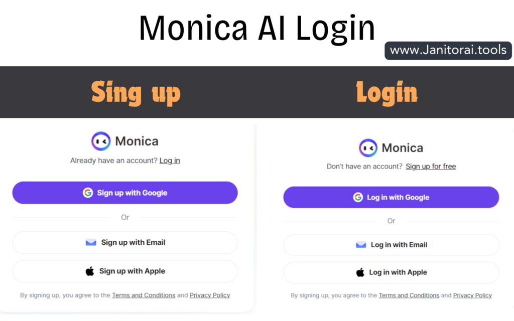 Monica AI Login