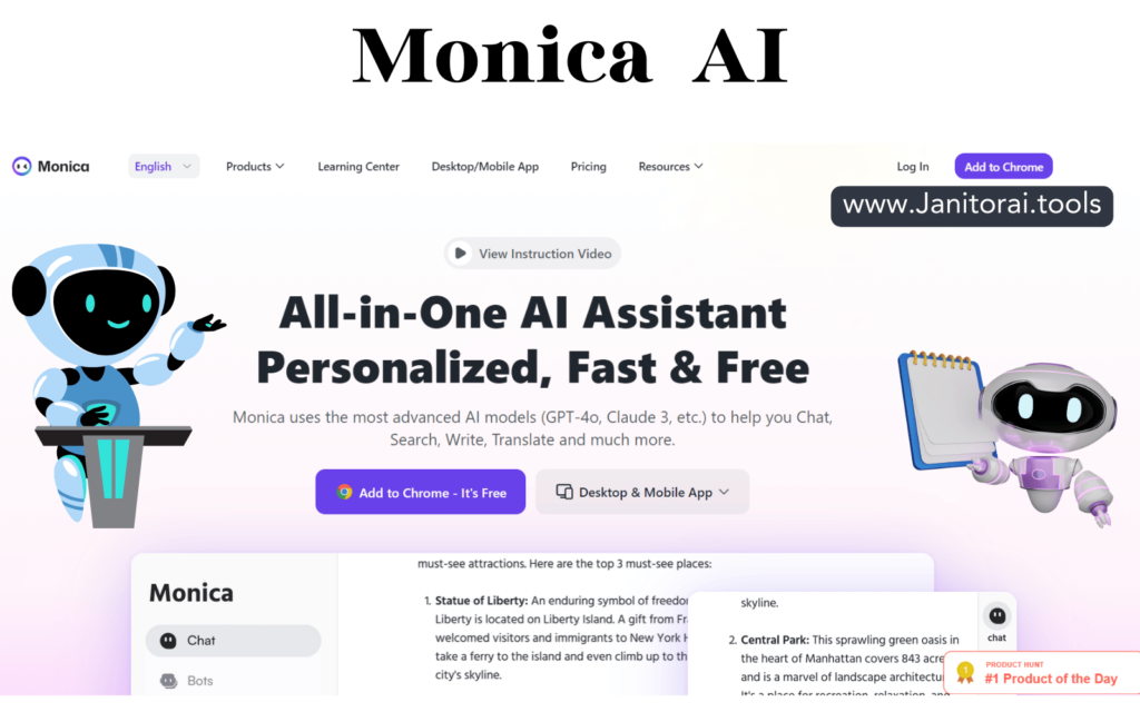 Monica AI Tool