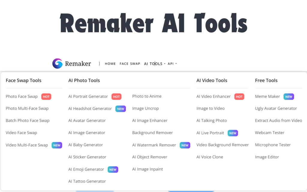 Remaker AI Tool